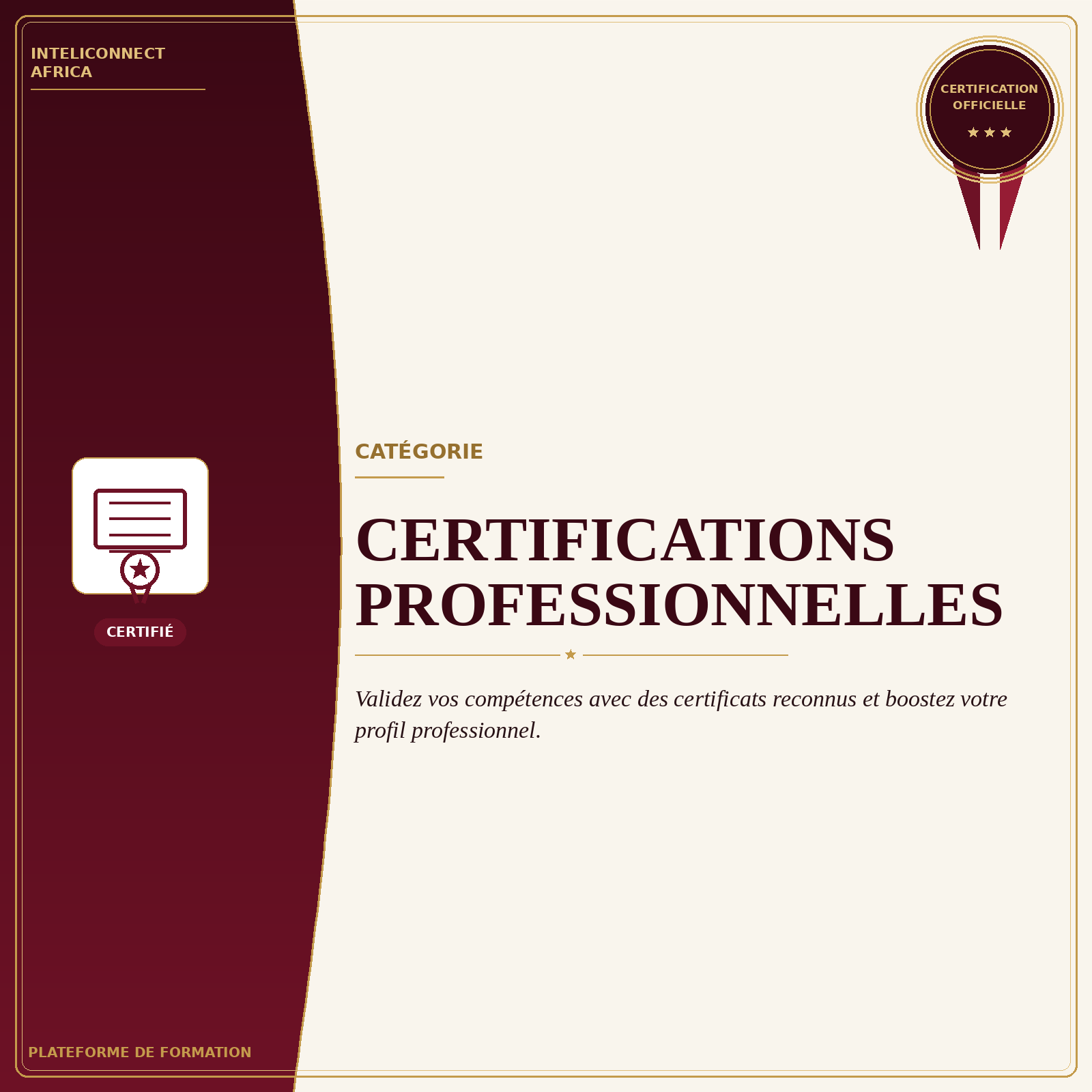 Certifications Professionnelles I.C.A