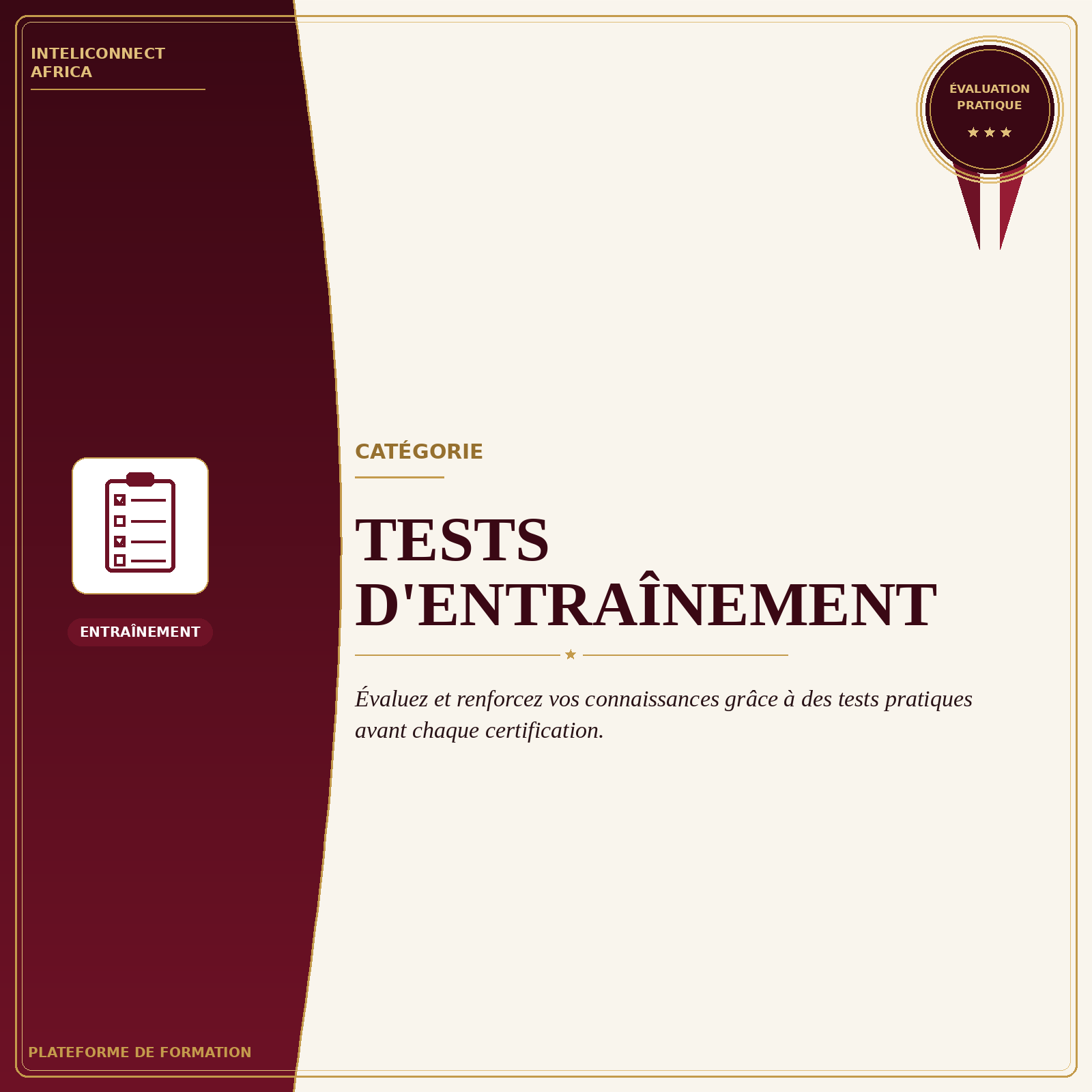 Test d'Entraînement